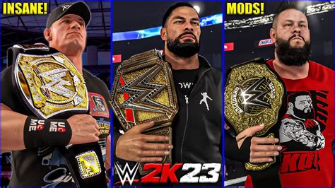 WWE 2K23 modding and creating